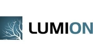 lumion logo black and white